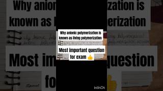 most important question for the exameducational polymerization chemistry trending cipet cipete [upl. by Akehsay]