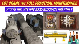 EOT CRANE MAINTENANCE LIVE CLASS  Technician Tapan Online Live Practical Class [upl. by Scarface]