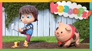 Kazoops Español ✌️ MEDIO PAR 👢 Dibujos infantiles para niños 2018 [upl. by Doherty563]