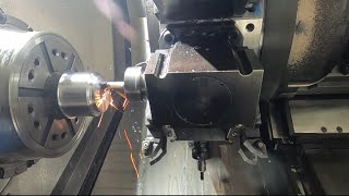 Turning and Milling on DMG Mori NLX2500 [upl. by Hoashis]