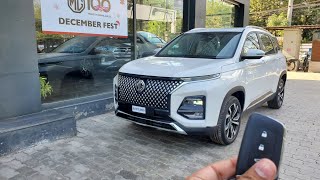 MG Hector Facelift 2024 Diesel Top Model Sharp Pro Detailed Review Price Features Interior [upl. by Nehr605]