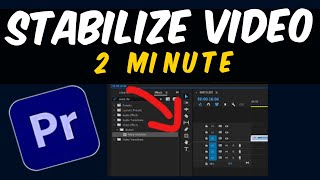 Premiere Pro 2024 How To Stabilize Video In Premiere Pro [upl. by Kovacs]