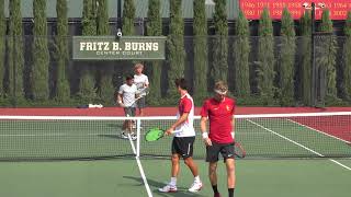 10 29 2017 USC Vs USD mens doubles semifinals [upl. by Aisatna]