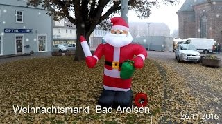 Weihnachtsmarkt Bad Arolsen am 26112016 von tubehorst1 [upl. by Kaz]