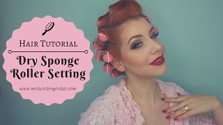 Dry Overnight Sponge Roller Setting Tutorial [upl. by Porett]