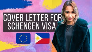 HOW TO WRITE A COVER LETTER FOR SCHENGEN VISA [upl. by Yhtommit334]