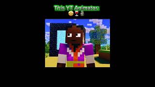 Warner Bros VS YT Animator cc alumio shorts youtube animation minecraft [upl. by Wilt569]