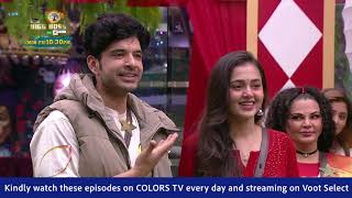 Bigg Boss 15 Promo Karan learns Marathi to speak with Tejasswis family [upl. by Sussman108]