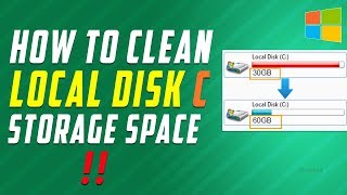 How to Clean Local Disk C when its FULL  No Need to Delete User Data [upl. by Yve80]