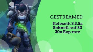 Leveln mit 30x XP Rate  Keleseth WoW Server [upl. by Atiloj]