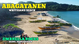 CAR CAMPING IN AGNO PANGASINAN  ABAGATANEN WHITESAND BEACH [upl. by Leumhs931]