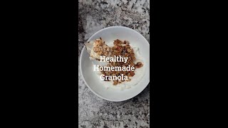 Healthy Homemade Granola [upl. by Eyma314]