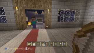 Minecraft Xbox 360 Edition Funny Herobrine PrankTroll [upl. by Adroj]