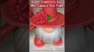 ❤️GNOMO Valentino faidate💘DIY VALENTINES DAY GNOME ❤️shorts [upl. by Dworman]