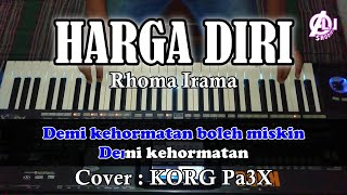 HARGA DIRI  Rhoma Irama  Karaoke Dangdut COVER KORG Pa3X [upl. by Ursuline]