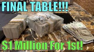 I Make FINAL TABLE Of 50k 1 MILLION For First My BIGGEST SCORE Ever Poker Vlog Ep 295 [upl. by Nwhas]