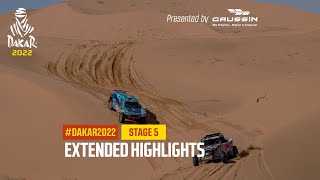 Extended highlights of the day presented by Gaussin  Stage 5  Dakar2022 [upl. by Hoenack]