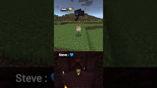 Steve and Alex doing poi poi Meme in Minecraft shorts [upl. by Warrenne649]