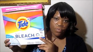 Tide Plus Bleach Laundry Detergent Review amp Impressions [upl. by Sherman]