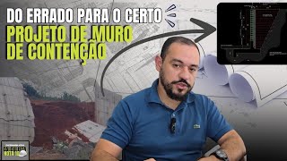 Caso particular de muro de contenção em Alvenaria Estrutural [upl. by Amr]