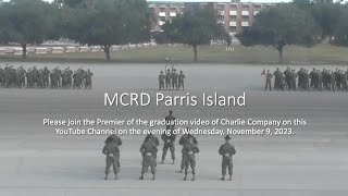 Charlie Company Graduation at MCRD Parris Island on November 9 2023 [upl. by Lunseth288]