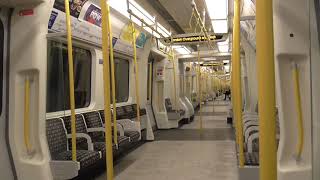 Hammersmith amp City Line S7 Stock 21459 From Great Portland Street to Kings Cross St Pancras [upl. by Isabel]