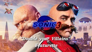 Sonic the Hedgehog 3  quotDouble Your Villainsquot Featurette 2024 Movie  Jim Carrey [upl. by Zavras573]