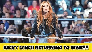 Becky Lynch RETURNING to WWE [upl. by Alema756]