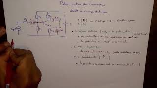 1Transistor bipolaire droite de charge statiquequot régime de polarisationquot [upl. by Magner]