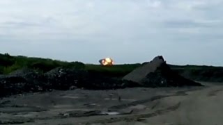 Malaysia Airlines crash Video shows the moment MH17 crashed [upl. by Ocisnarf]