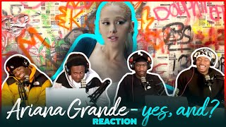 Ariana Grande  yes and official music video  Reaction [upl. by Aicilev]