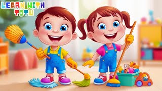 Clean Your Room  Fun Way To Clean Room for Kids [upl. by Elkraps]