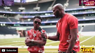 WIZKID Interview Live at the Tottenham stadium London July 29th  New Song amp Album quotBig Wiz quot 2023 [upl. by Ellak]