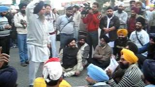 protest against bihariashutosh jalandhar 5dec 09 [upl. by Eyllom]