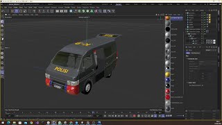 3D Model Car Van Cinema 4d [upl. by Gone963]