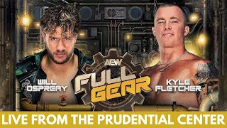 WILL OSPREAY amp KYLE FLETCHER PUT ON A CLASSIC AEW FULL GEAR 2024 LIVE aew aewfans [upl. by Qifahs]