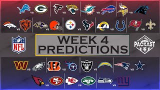 NFL Week 4 Predictions [upl. by Ortiz667]