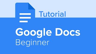 Google Docs Beginner Tutorial [upl. by Gothard]