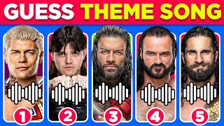 Guess the MOST FAMOUS WWE Superstars by Their Theme Songs 🎶✅ [upl. by Zalea294]