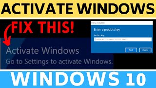 How to Activate Windows 10 [upl. by Efal484]