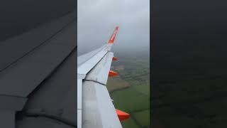 Unbelievable Landing Plane try to land at Gatwick Aiport in Eunice [upl. by Vihs]