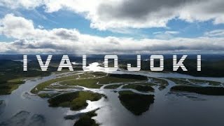 Canoeing IVALOJOKI RIVER and LAKE INARI Lapland 4K 360° cinematic view [upl. by Essej]