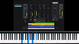 Alfa Y Omega  Barak  Piano Cover  Monkey Pads  MainStage 3 [upl. by Karlens962]