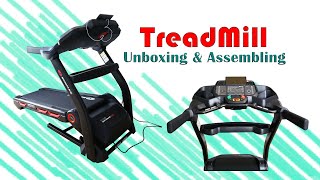 Bowflex BXT116 Treadmill Unboxing amp Assembling [upl. by Rhodes]