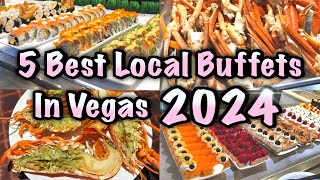 5 BEST Local Buffets in Vegas 2024 [upl. by Gerg]