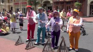 Disneys Dapper Dans Perform Boy Band Songs Full Set at Main Street USA Magic Kingdom [upl. by Kjersti]