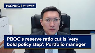 Chinas bank reserve ratio cut is a very bold policy step portfolio manager says [upl. by Urbana880]