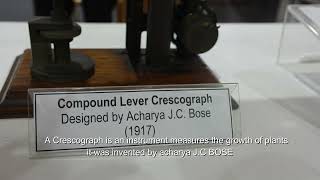 J C Bose Crescograph [upl. by Hpesoj]