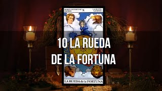 SIGNIFICADO LA RUEDA DE LA FORTUNA TAROT  CURSO DE TAROT RIDER WAITE GRATIS [upl. by Ernaline]