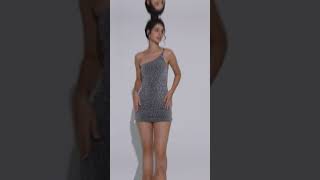 Elegant Strapless Bodycon Dresses  Black Sparkly amp White Sequin for Special Events  Sthcute [upl. by Rahsab]